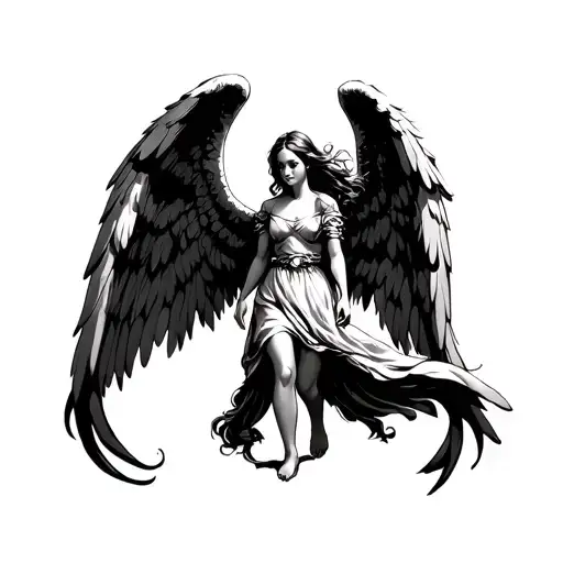 Gaurdian Angel Daughter Walking