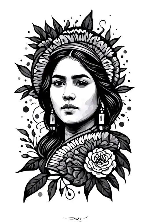 Peru Minimal Line Art