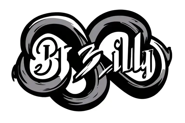 Infinity Symbol With The Name Billy