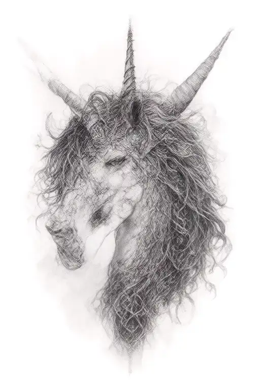 Unicorn Horn Celtic Knot