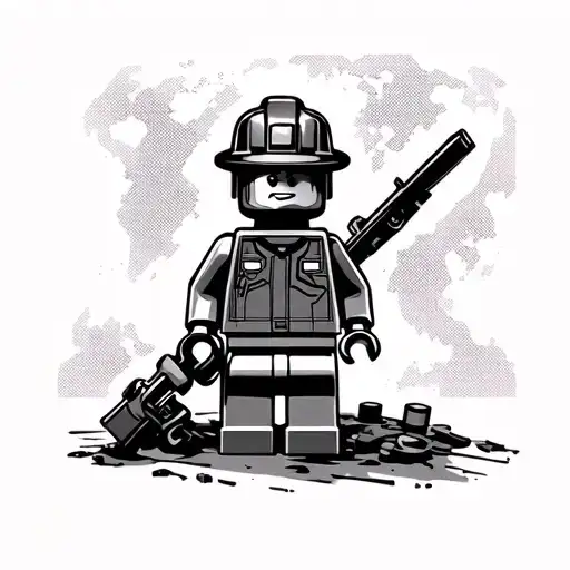 Lego Construction Figure