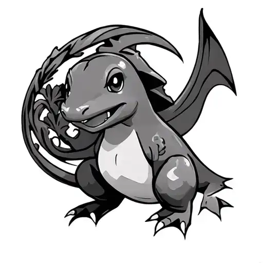 Charmander Slytherin Themed