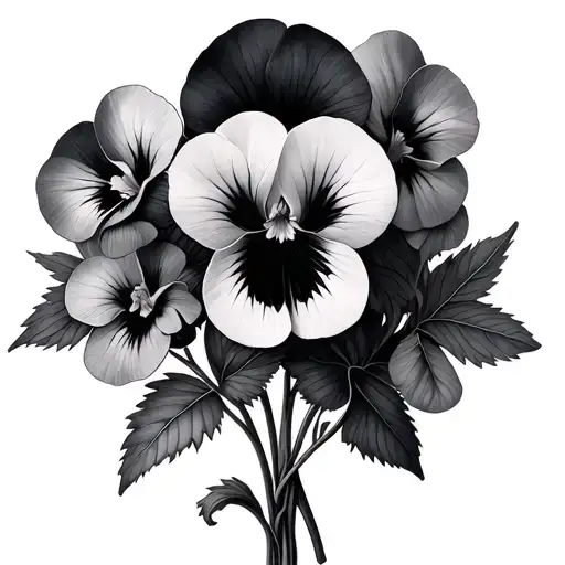 Viola Flower Bouquet