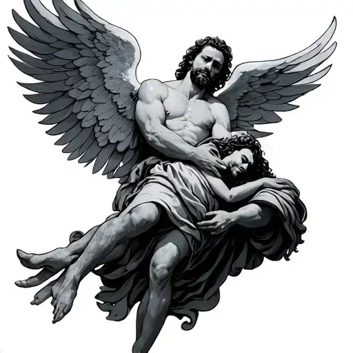 Dad Protecting From Heaven