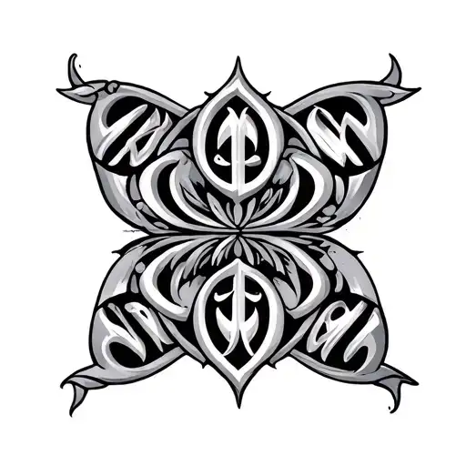 Two Word Ambigram Generator