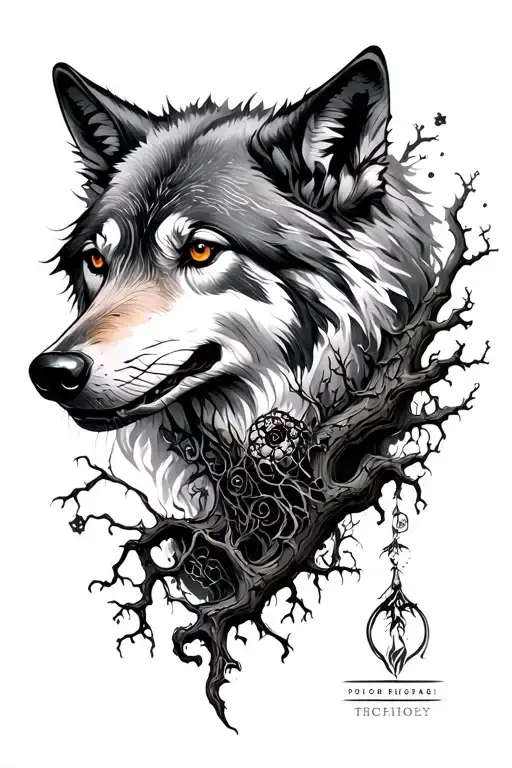 Poison Tree And Wolf