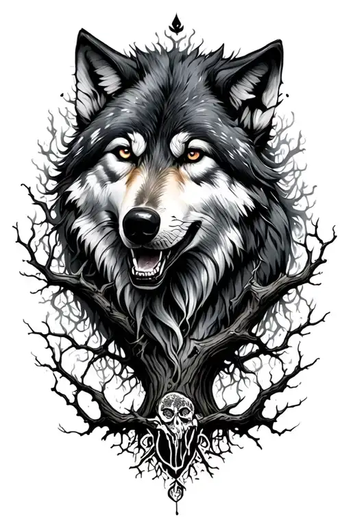 Poison Tree And Wolf