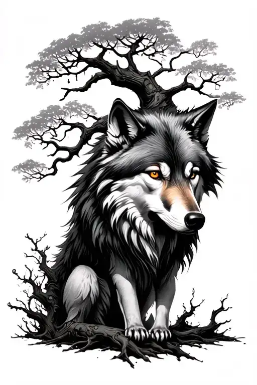 Poison Tree And Wolf