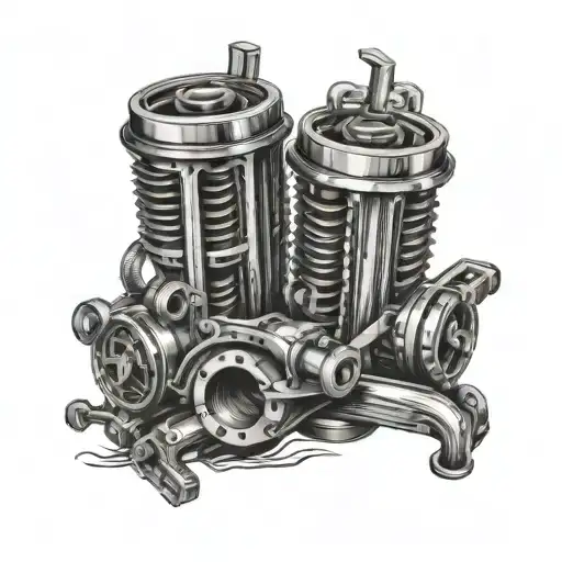 Diesel Pistons And Turbo And Injection Pump