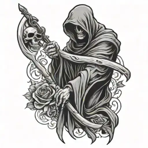 Grim Reaper Memorial For Brother