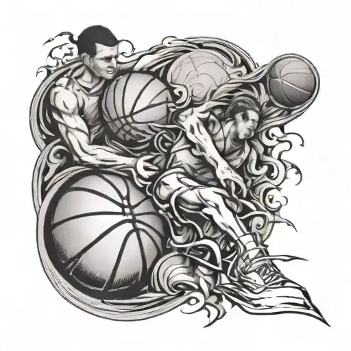 Basketball Memorial For Brothers