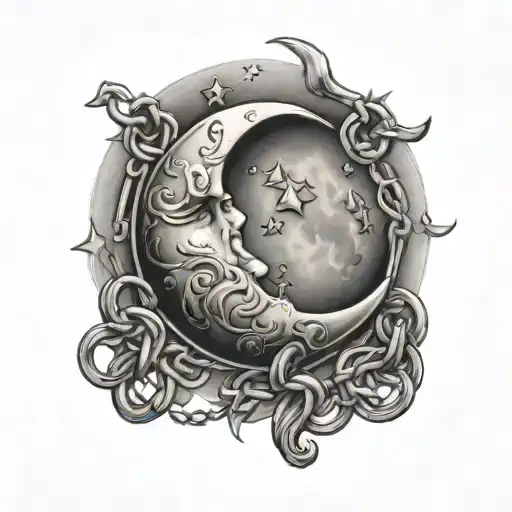 Moon With Chains