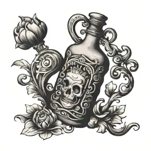 Aqua Tofana Potion Bottle