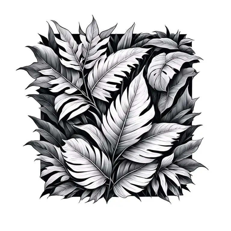 Jungle Leaves Animal Inspired