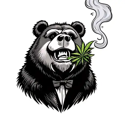 Yogi Bear Smoking Weed