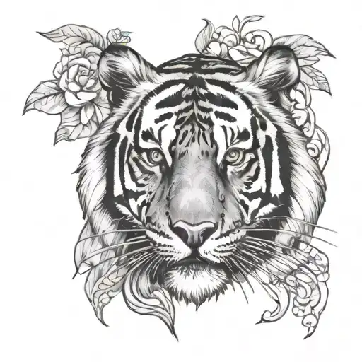 Tiger With Karma Written