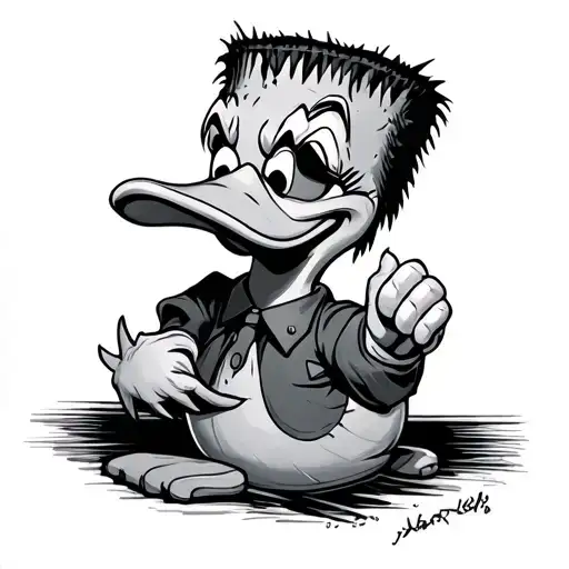 Donald Duck Frankenstein