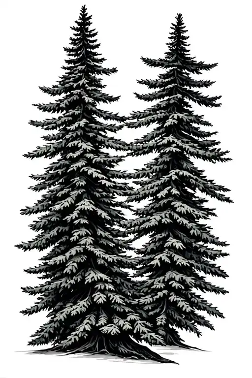 Evergreen Tree Newfoundland Or Branch