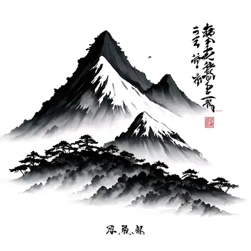 Japanese Style Mountain