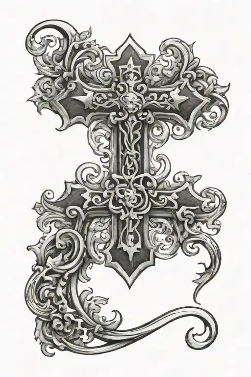 Serrano With A Cross In Cursive