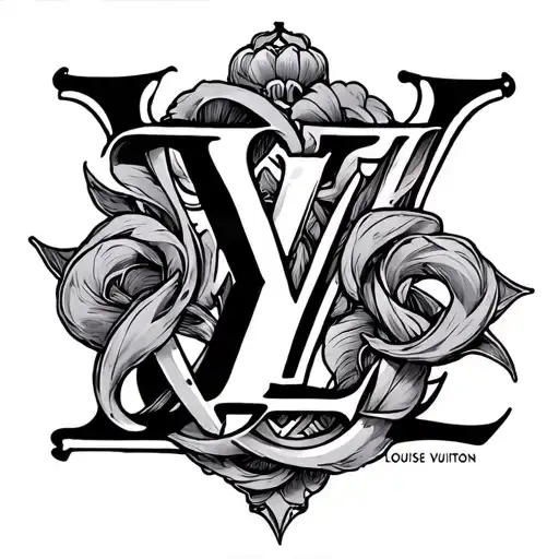 Va Like Louise Vuitton Symbol Intertwined
