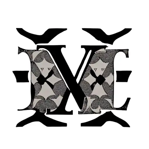 V And A Louise Vuitton Symbol