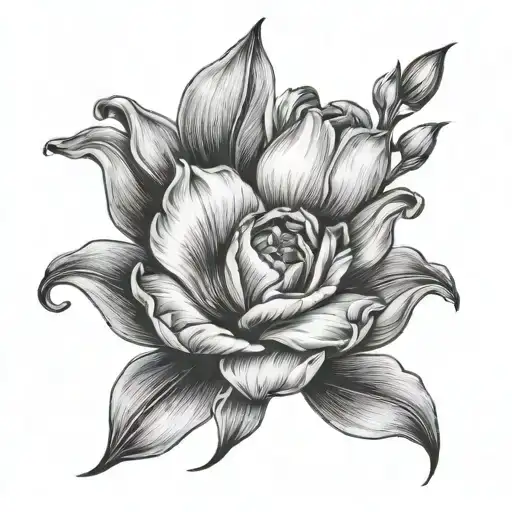 Divine And Tulip Flower