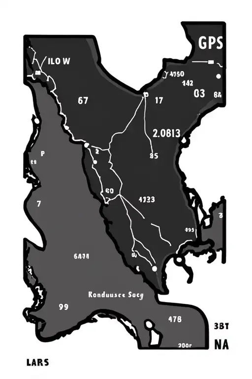 Florida State Map And Gps Coordinates