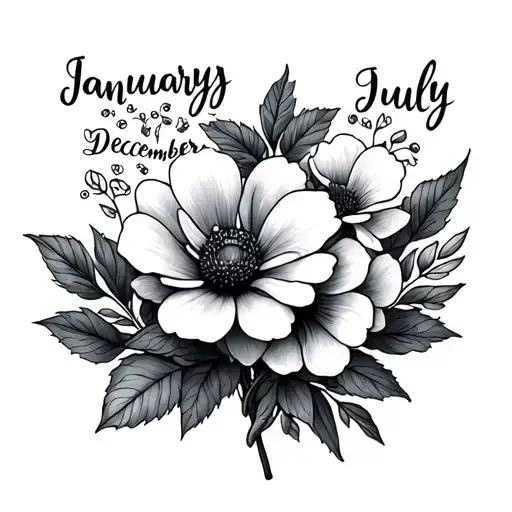 Birth Flowers January July December