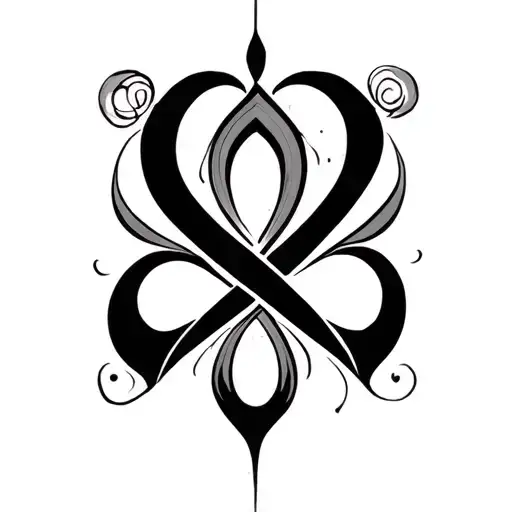 Unalome Symbol Love Symbol