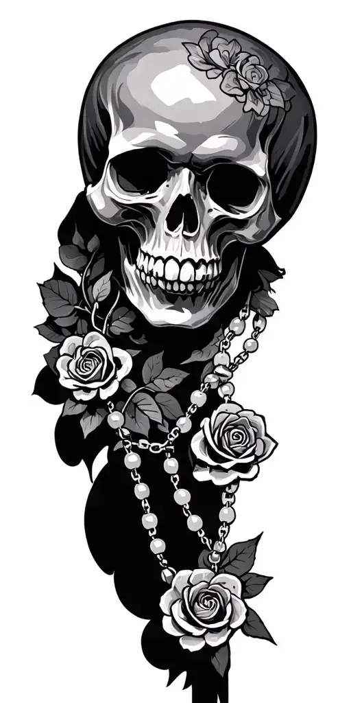 Rosary Skull