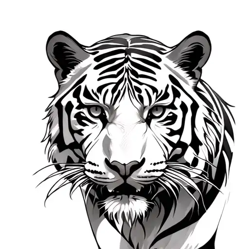 White Tiger Gothic Styling