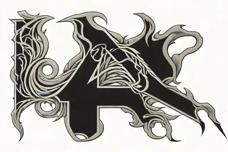 Initial D And P Carved