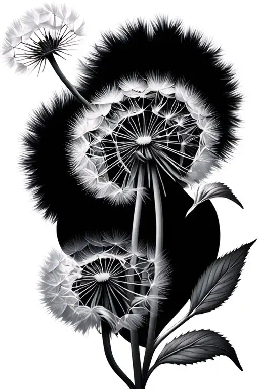 Live Dandelion Flower