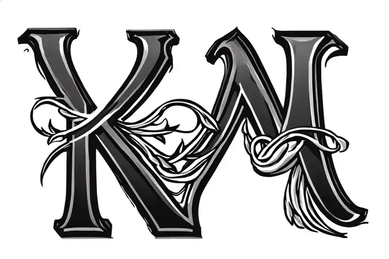 Initials K M