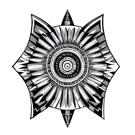 Typical Egyptian Psychedlic Geometric Patterns