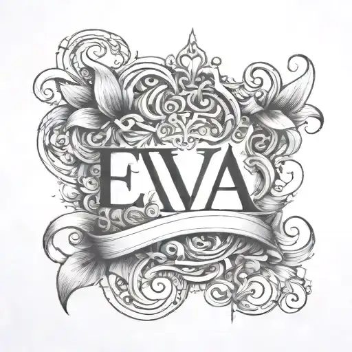 Eva Name Written