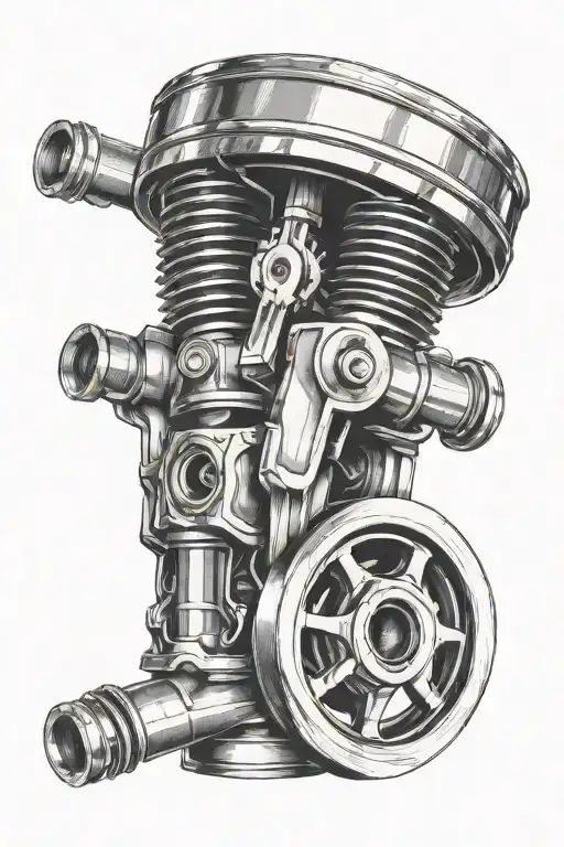 Piston And Wheel