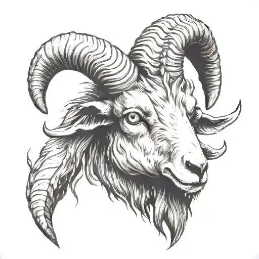 Satanic Goat Head