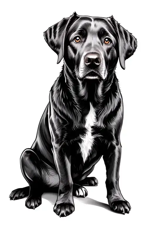 Labrador Sitting