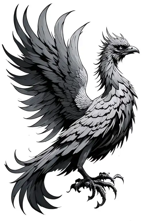 A Small Phenix Rising Phoenix Bird