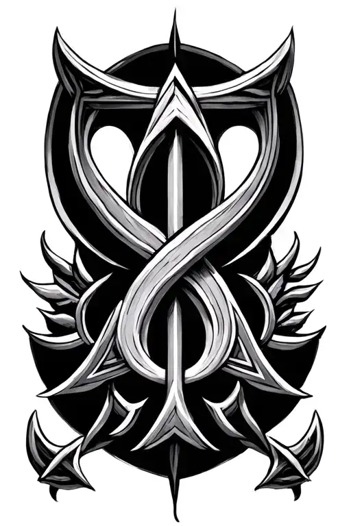 Nordic Rune Symbol Intertwined