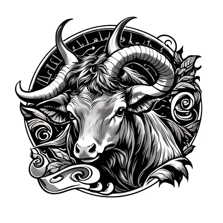 Taurus Tramp Stamp Type Tattoo Like