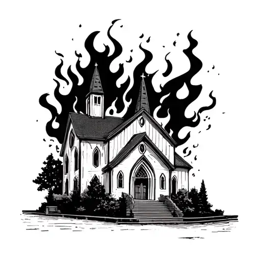 Dr Seuss Church On Fire
