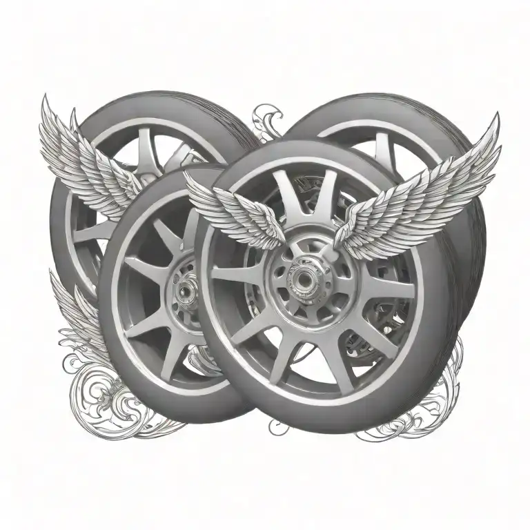 Wing Shaped Race Wheels