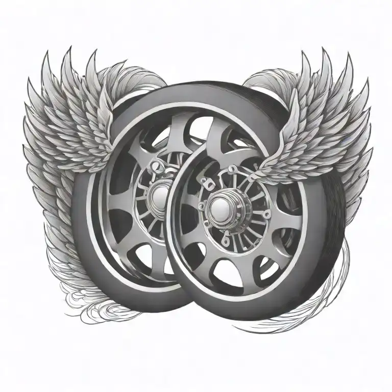 Wing Shaped Race Wheels