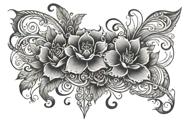 Akhand Arm Tattoo Design