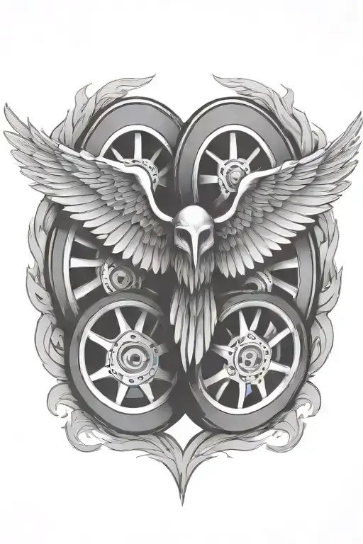 Wing Shaped Race Wheels