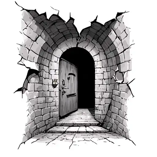 Cellar Door Cracked Open