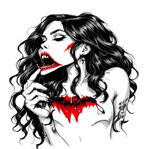 Sexy Vampire Girl Bites